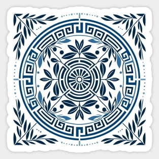 Ancient Greek Mandala 3 Sticker